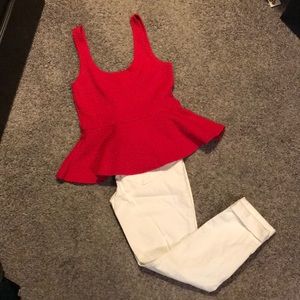 Anthropologie XS Hot Pink Tank